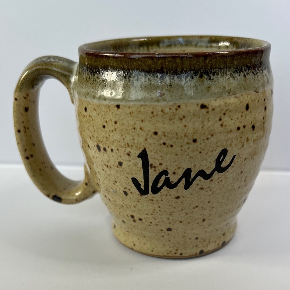 NWOT - “Clay In Mind” Personalized Ceramic Mug With The Name “Jane”